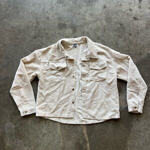 corduroy button down jacket